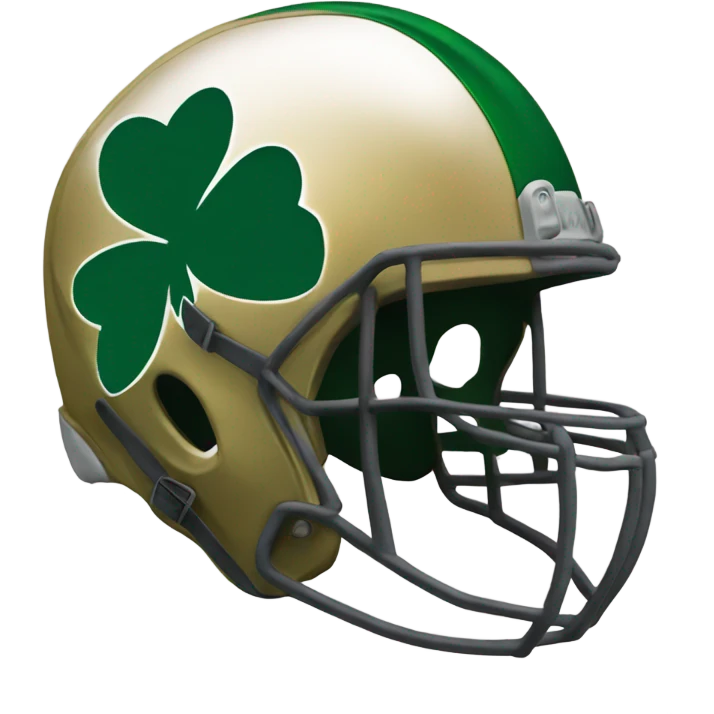 Fighting Irish helmet emoji