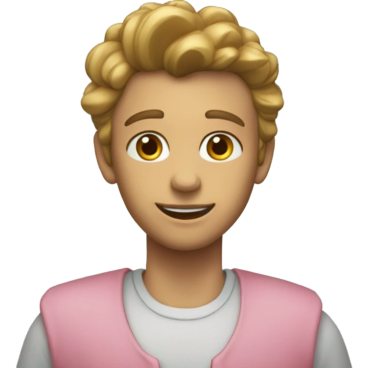  corazón pastel con destellos emoji