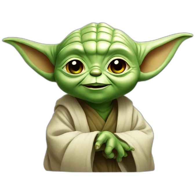 smiling yoda emoji