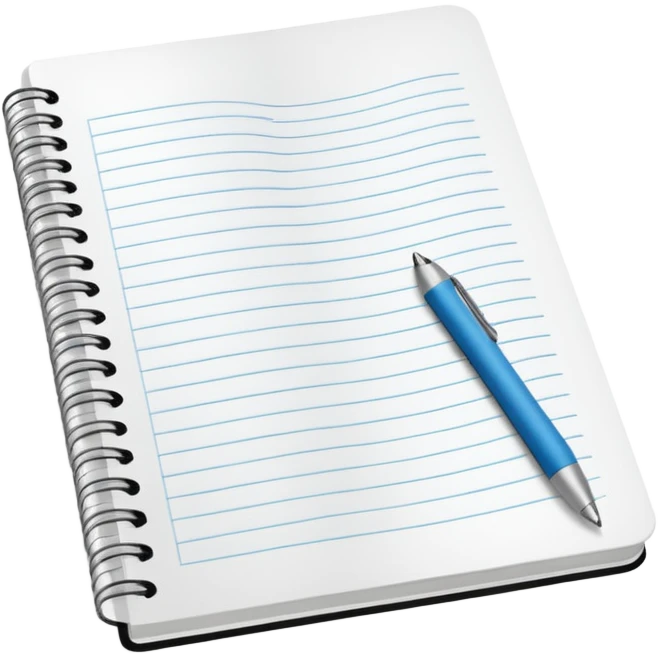Writing notebook emoji