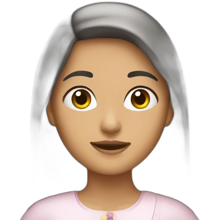 mujer giño emoji