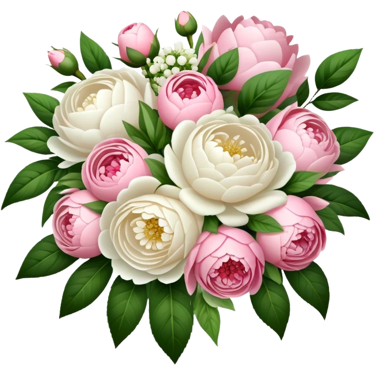 Bridal bouquet with flowers emoji