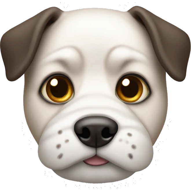 Dog marshmallow emoji