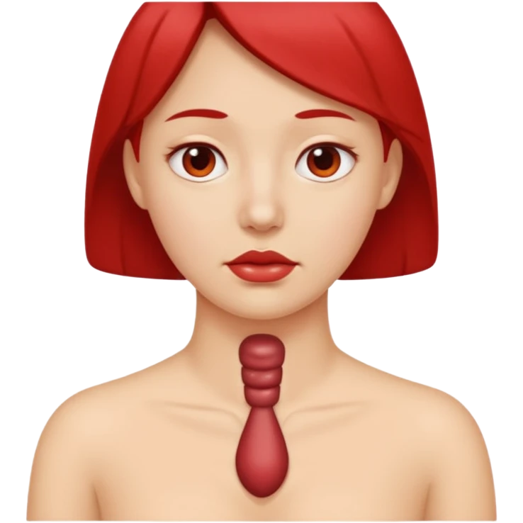 neck with big thiroid emoji