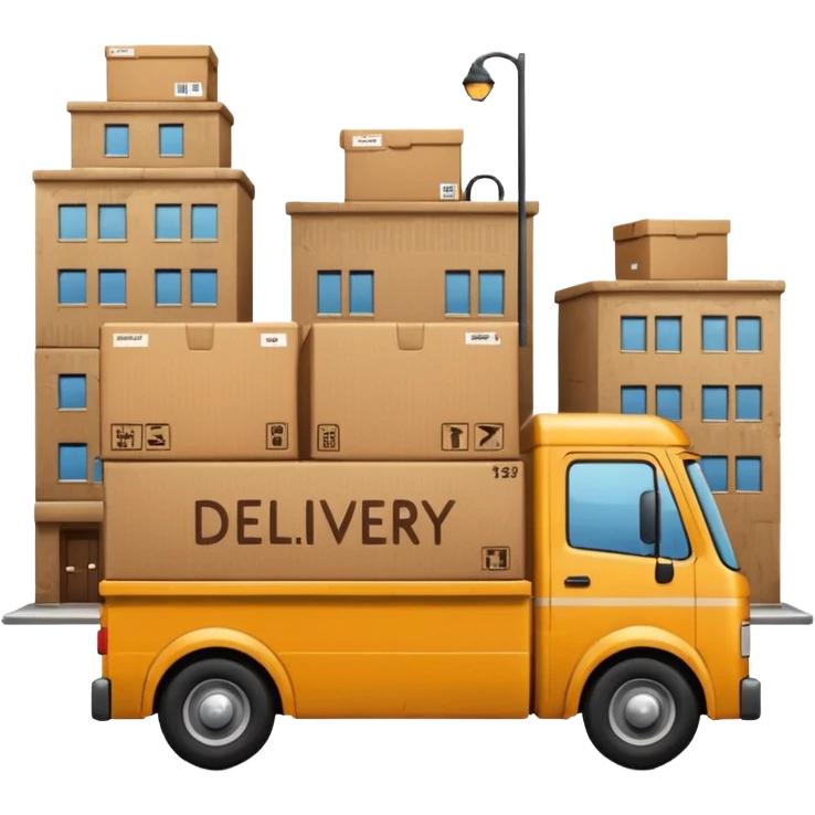 create a realistic emoji showing a express company emoji