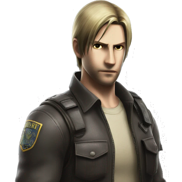 resident evil 4 leon kennedy emoji