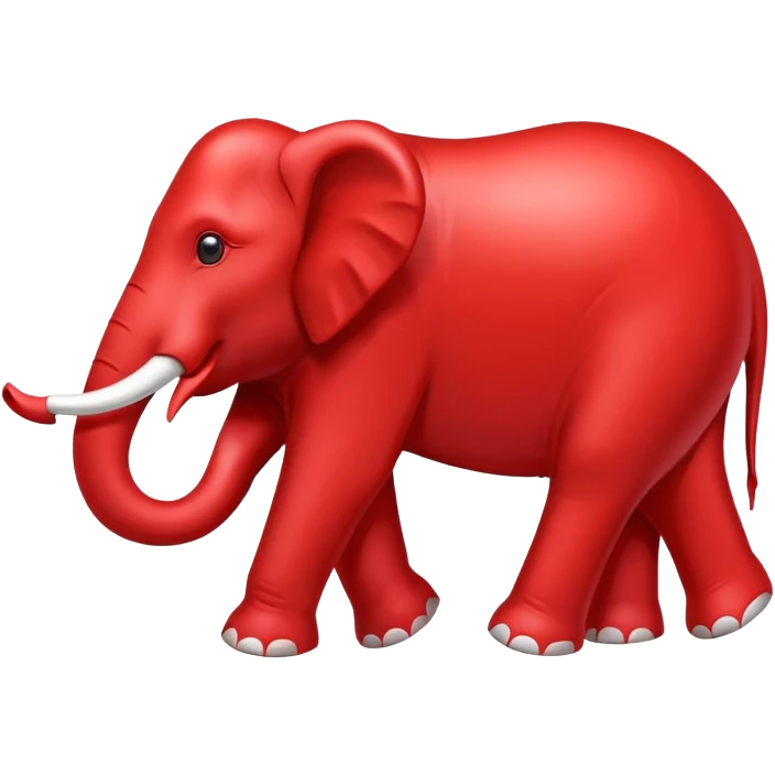 US Republican Party elephant logo red emoji