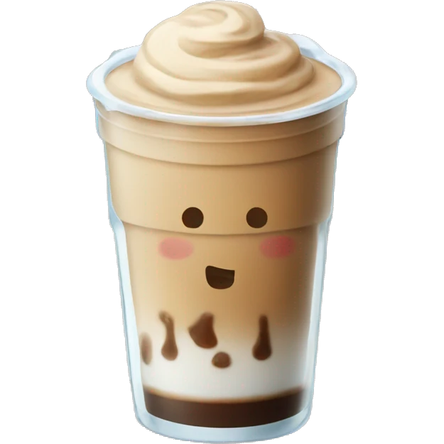 Iced latte  emoji