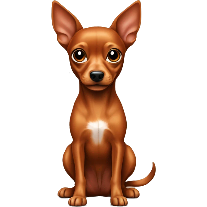 Red Toy Terrier emoji