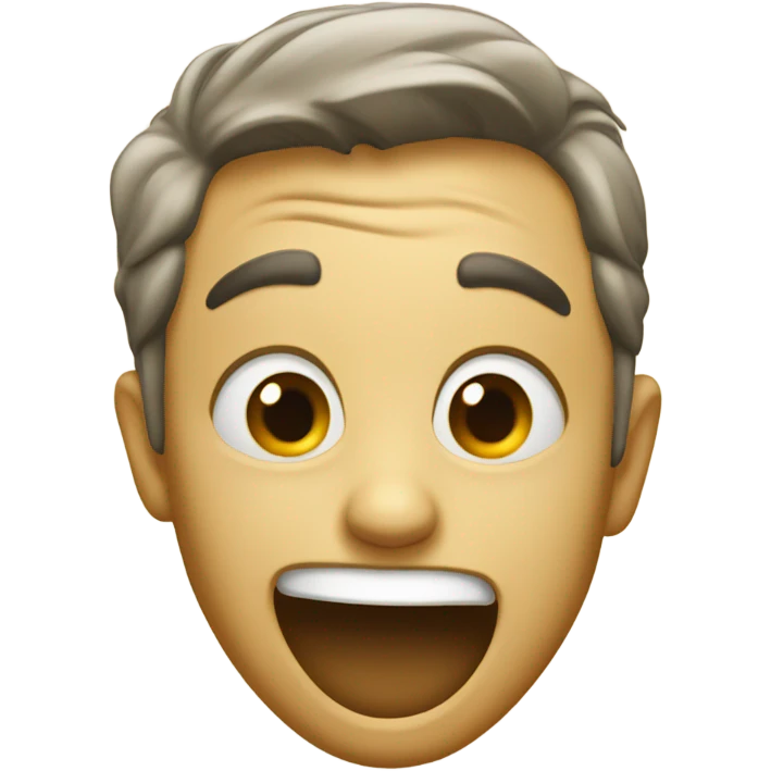 sneaky excited face emoji