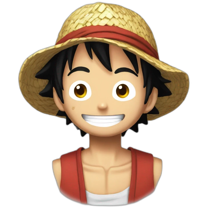 Luffy noire emoji