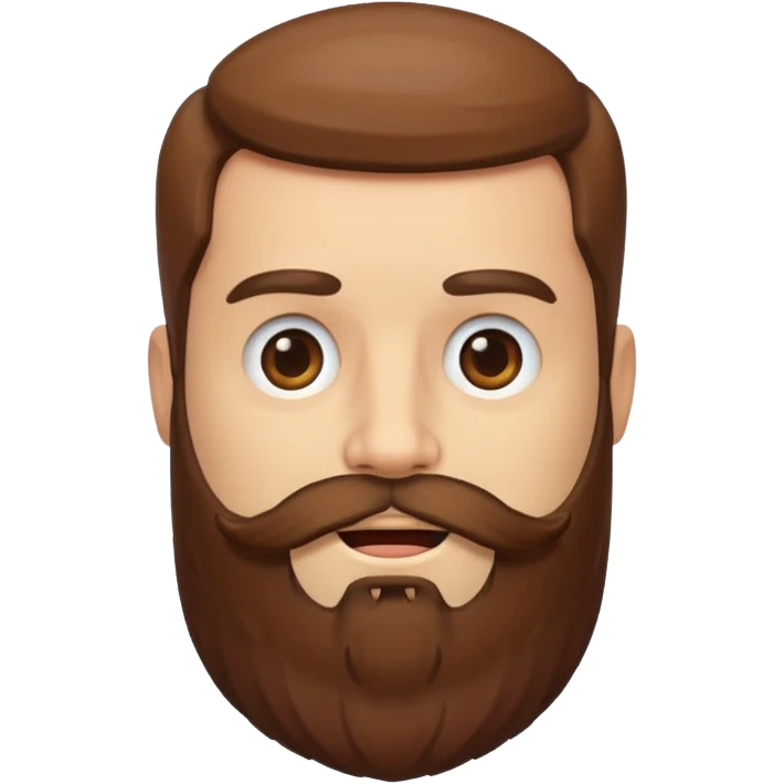 an epic beard emoji