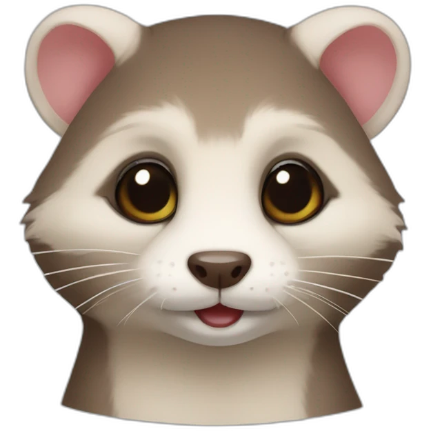 Furet trop mignon emoji