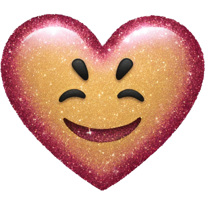 glitter heart emoji