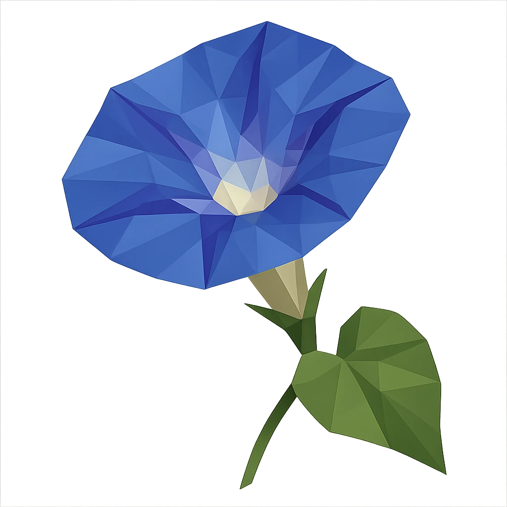 morning glory flower emoji