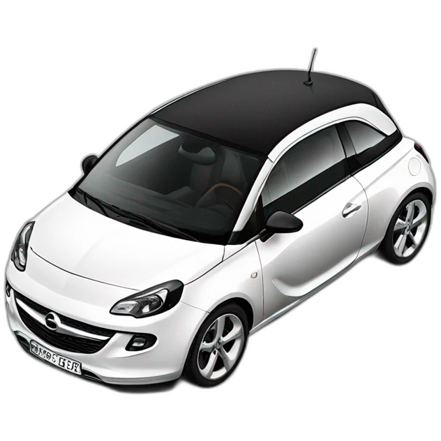 opel adam toit blanc emoji
