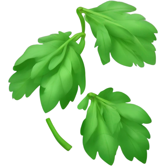 nœuds de couleur verte comme les feuilles de cet emojis 🌺 emoji