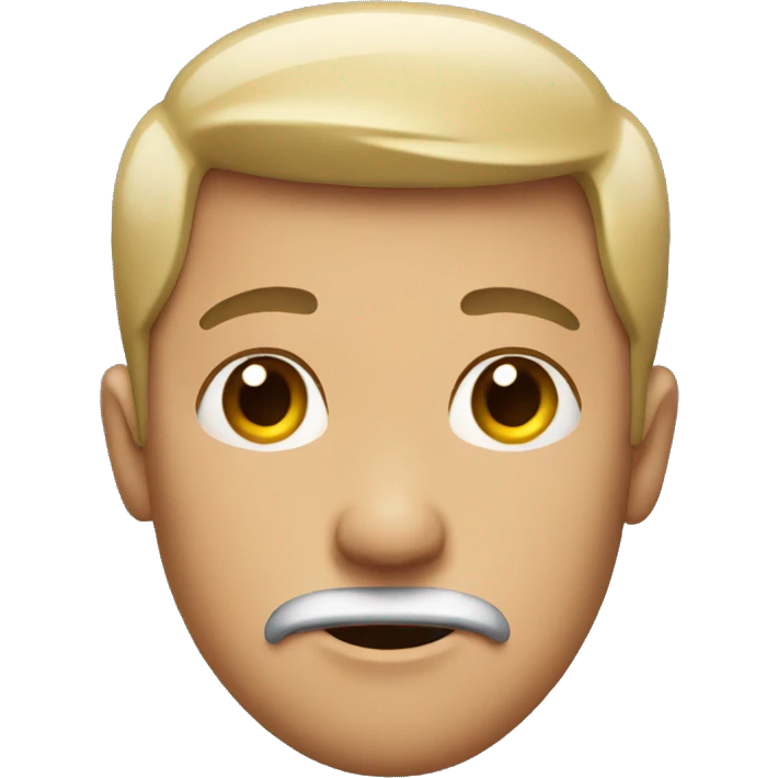 Normal emoji raising eyebrow emoji