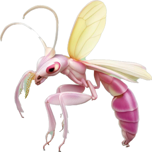 orchid mantis emoji