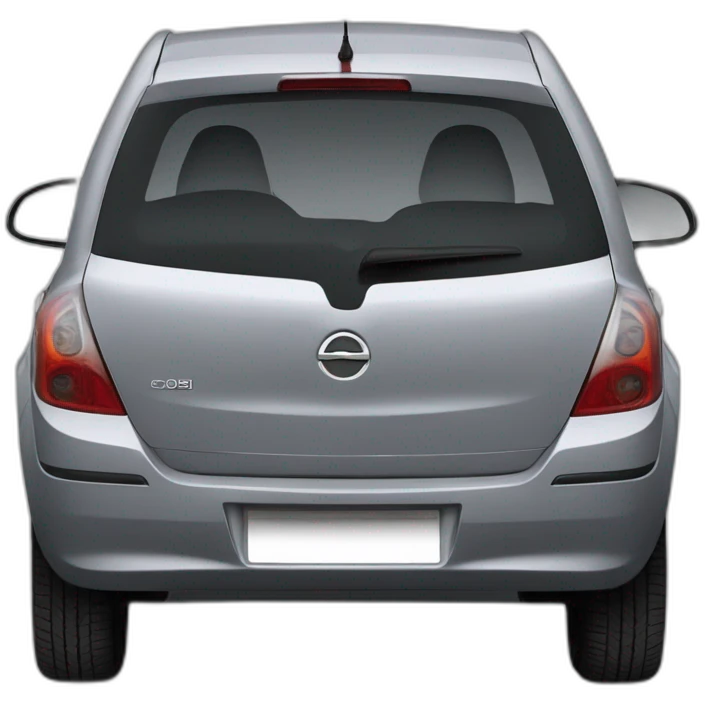 OPEL CORSA C DE COLOR GRIS 5 PUERTAS emoji