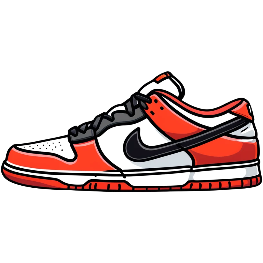 Nike Dunk low sneakers emoji