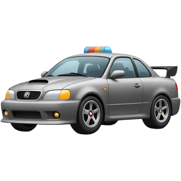 Car drifting emoji