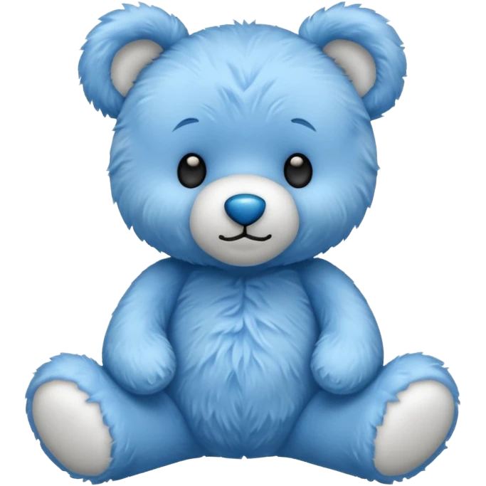 Blue Teddy  emoji