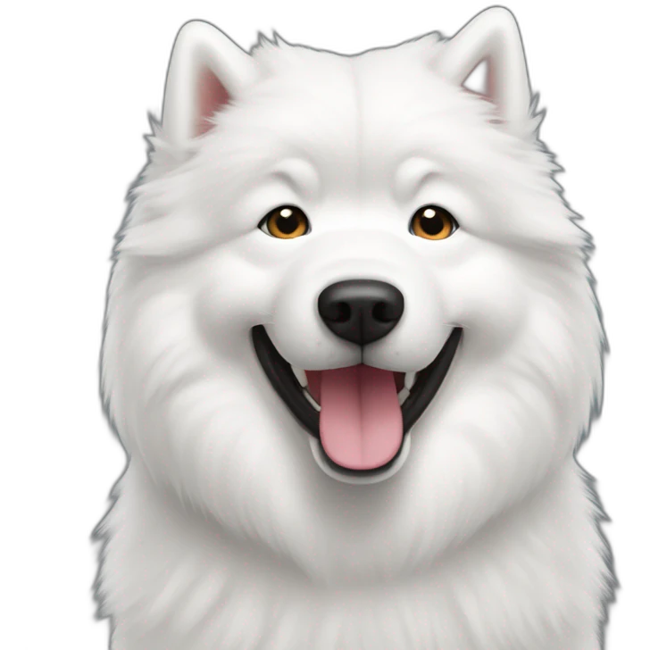 samoyed-working emoji