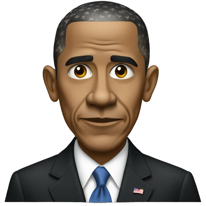Obama triangle emoji