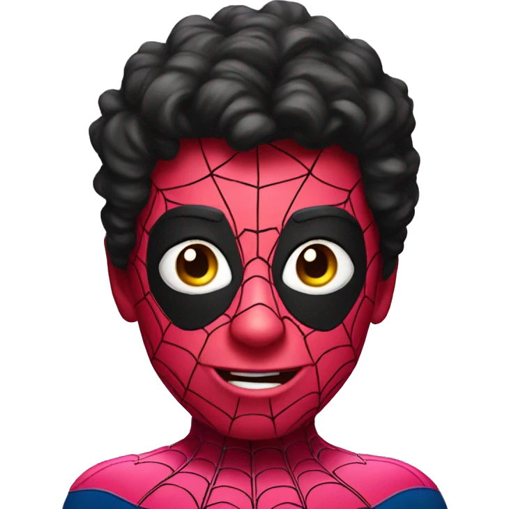 Pink Spider-Man emoji