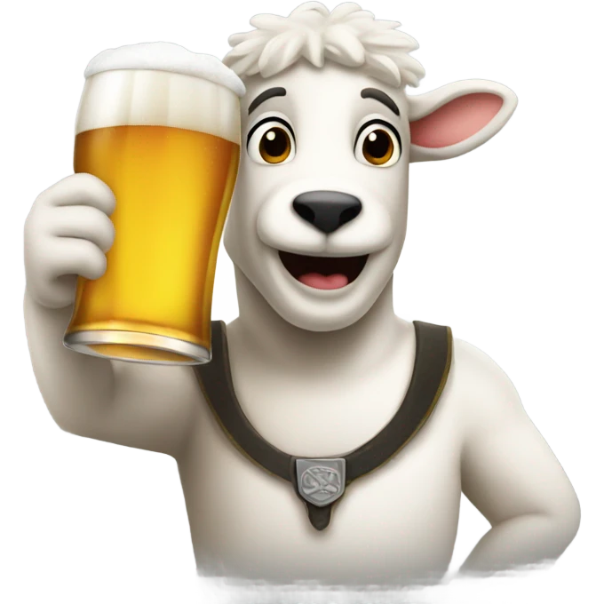 Ian lamb drinking beer  emoji