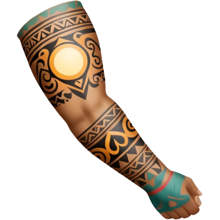 Full tattooed arm emoji