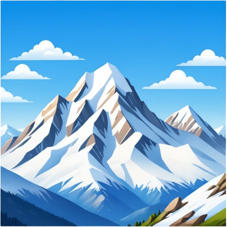 A beautiful mountain view emoji