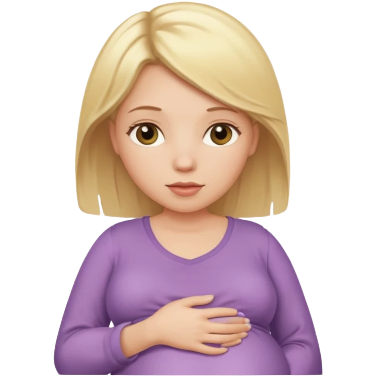 pregnant white woman with blonde hair emoji