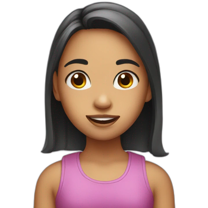 Cute girl emoji