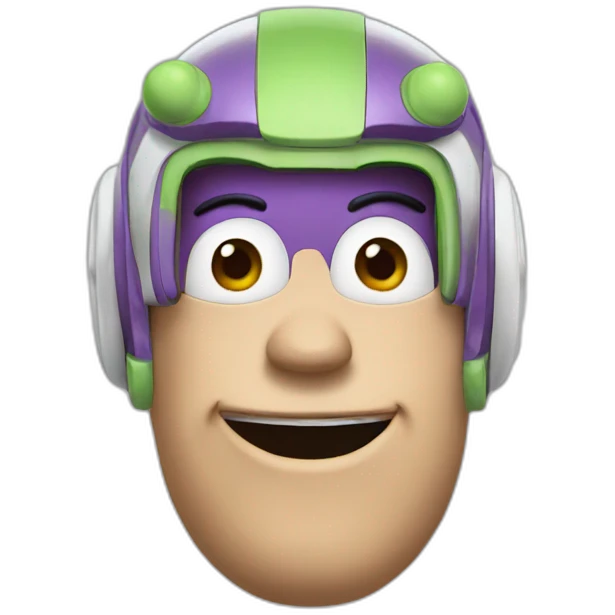 Buzz light year head emoji