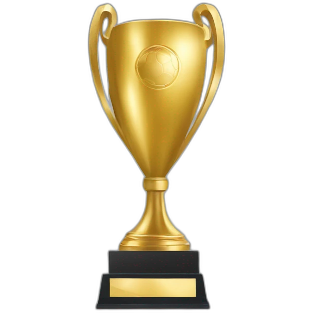 trophée ligue des champions emoji