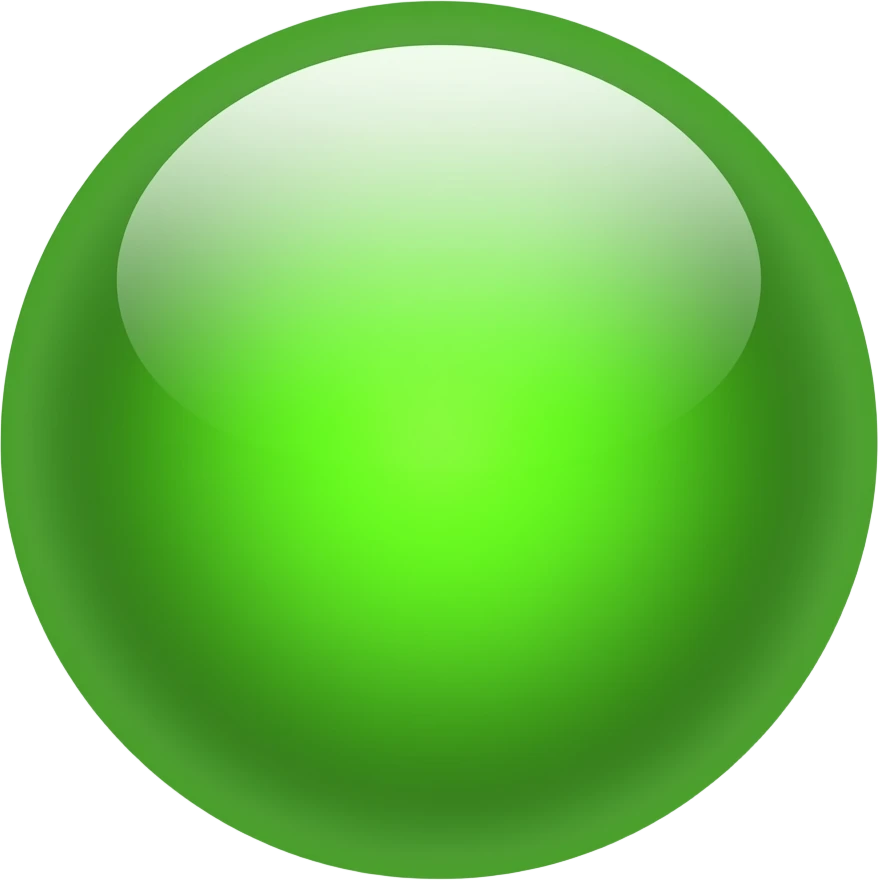 glowing orb green - circular icon copy/paste emoji