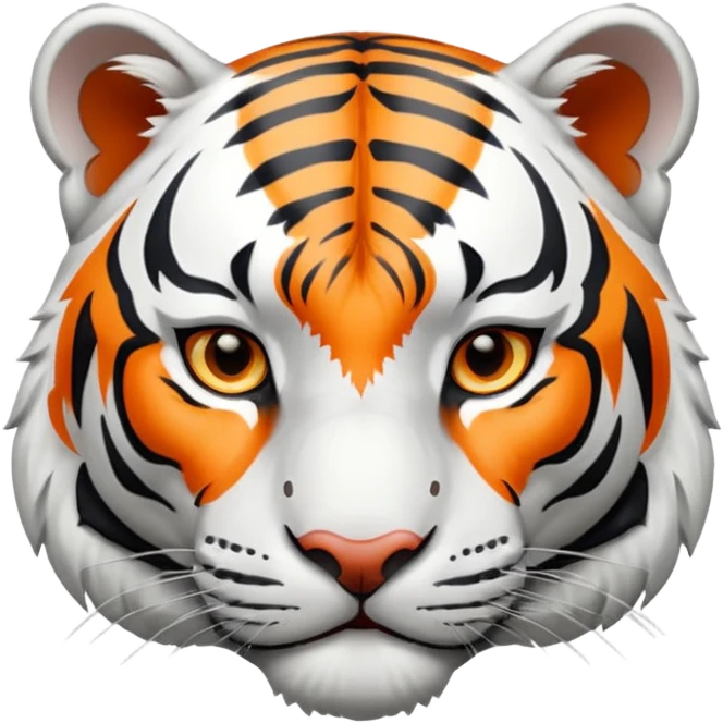 A withe tiger emoji