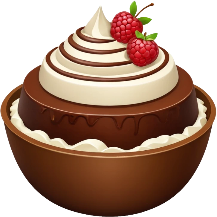 chocolate bingsu emoji