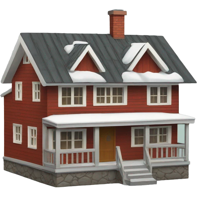 Norwegian house emoji