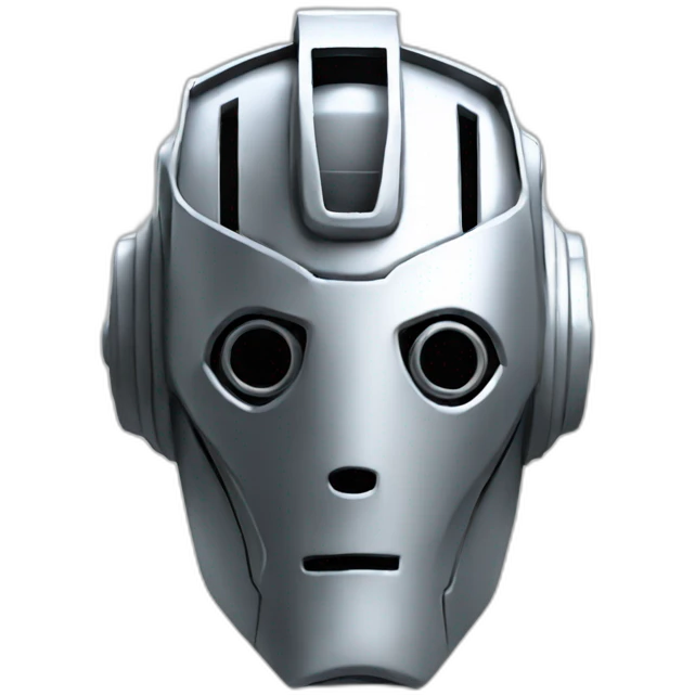 Cyberman head emoji