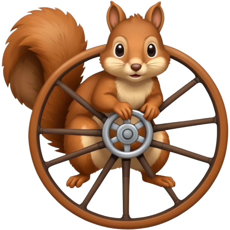 squirrel in a wheel emoji emoji