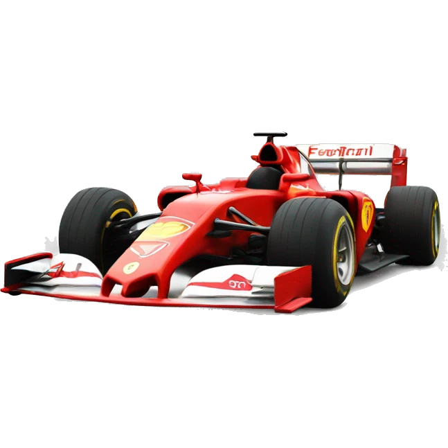 Ferrari car Formula 1 emoji