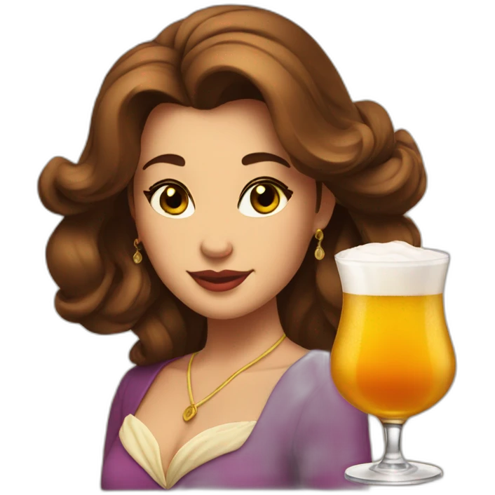 belle drink whiskey emoji