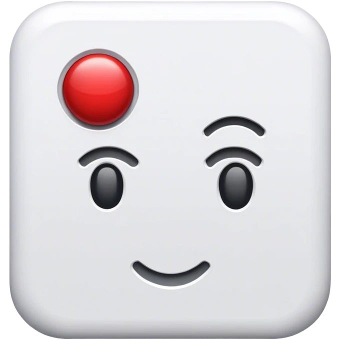 een geveriefierde icon in het wit net als op youtube  emoji