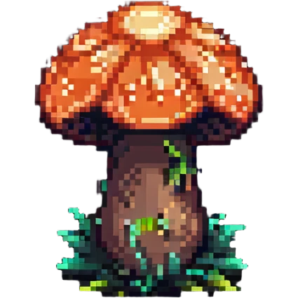 glowing blue mushroom emoji