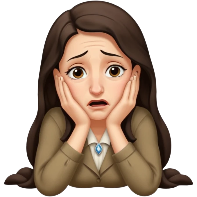 nazi germany 1940s, jewish woman crying on floor huge nose emoji