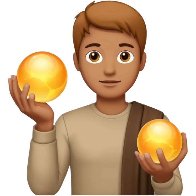 man holds this thing in hand  emoji