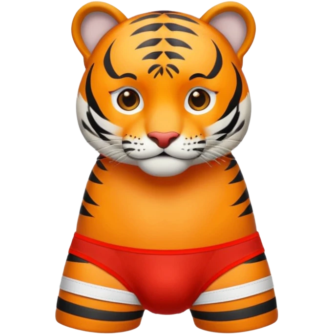 🐯tiger with 🩲 underwear  emoji
